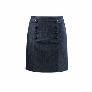 Lilly Pulitzer New Women’s Denim Sailor Skirt Size 10 Navy Blue Knee Length